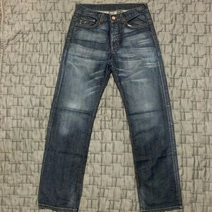 A/X Armani Exchange Blue Straight-Leg Jeans Classic Fit
